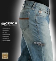 Легендарные мужские американские джинсы CINCH цена минимум  